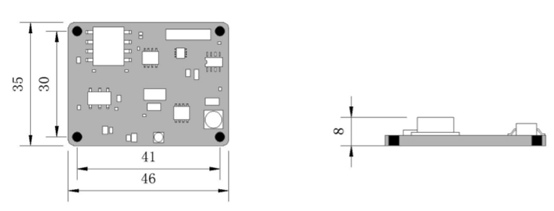 inclination sensors Dimensions