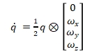 Differential equation for carrier angular velocity and attitude update