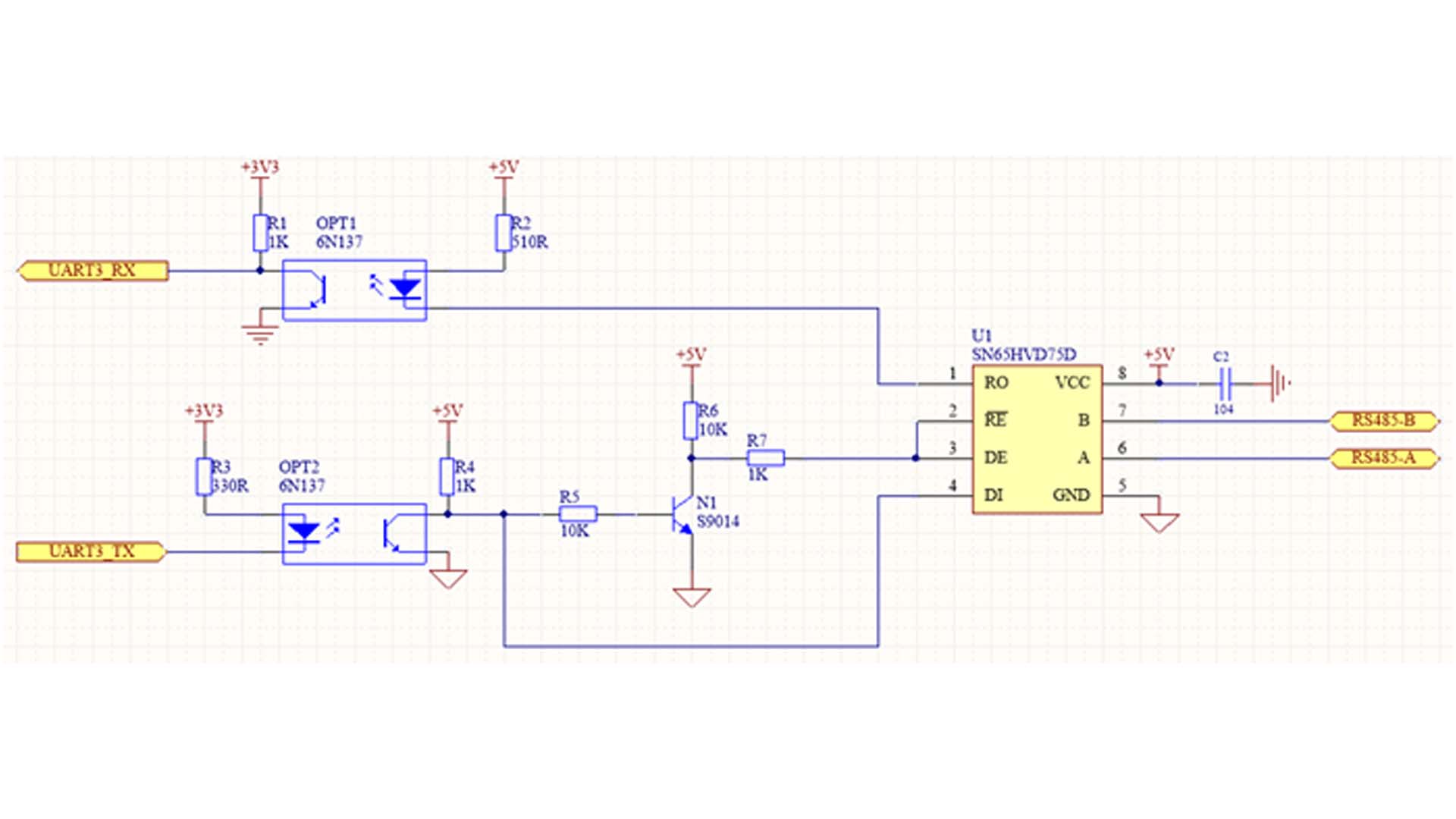 RS485 Isolation Circuit Design